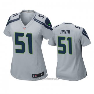 Maglia NFL Game Donna Seattle Seahawks Bruce Irvin Grigio