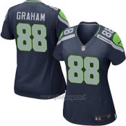 Maglia NFL Game Donna Seattle Seahawks Graham Blu Scuro