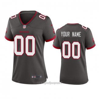 Maglia NFL Game Donna Tampa Bay Buccaneers Personalizzate 2020 Grigio
