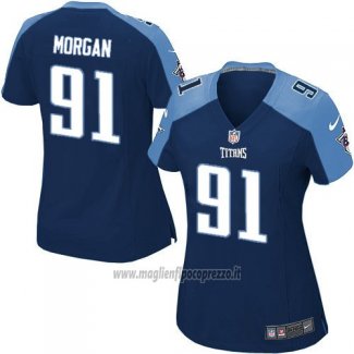 Maglia NFL Game Donna Tennessee Titans Morgan Blu Scuro