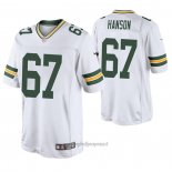 Maglia NFL Game Green Bay Packers 67 Jake Hanson 2020 Bianco