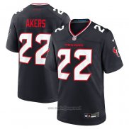 Maglia NFL Game Houston Texans Cam Akers Nero