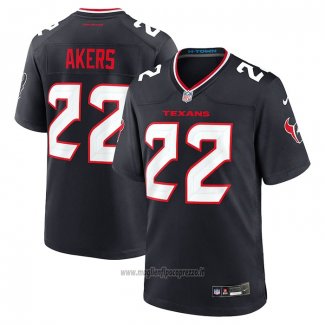 Maglia NFL Game Houston Texans Cam Akers Nero