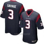 Maglia NFL Game Houston Texans Savage Blu