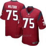 Maglia NFL Game Houston Texans Wilfork Rosso