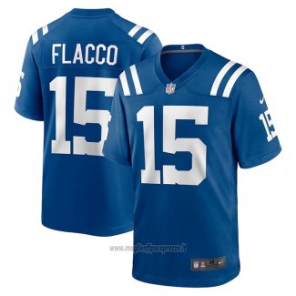 Maglia NFL Game Indianapolis Colts Joe Flacco Blu