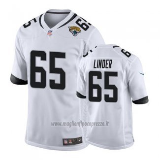 Maglia NFL Game Jacksonville Jaguars Brandon Linder 2018 Bianco