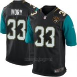 Maglia NFL Game Jacksonville Jaguars Ivory Nero