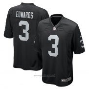 Maglia NFL Game Las Vegas Raiders Bryan Edwards 3 Nero