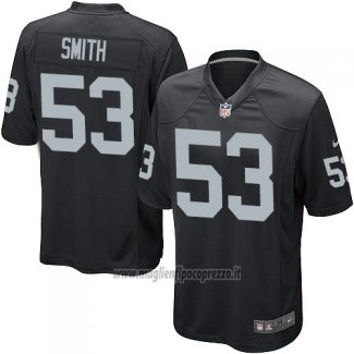 Maglia NFL Game Las Vegas Raiders Smith Nero
