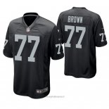 Maglia NFL Game Las Vegas Raiders Trent Brown Nero