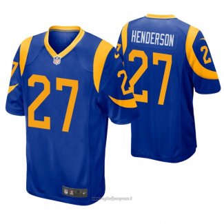 Maglia NFL Game Los Angeles Rams Darrell Henderson Blu