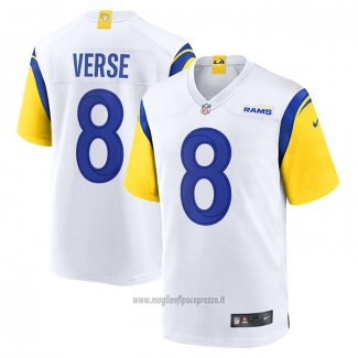 Maglia NFL Game Los Angeles Rams Jared Verse Bianco