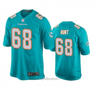 Maglia NFL Game Miami Dolphins Robert Hunt Verde