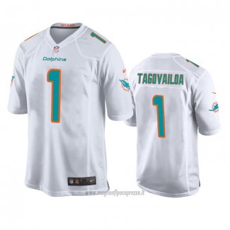Maglia NFL Game Miami Dolphins Tua Tagovailoa Bianco