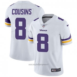 Maglia NFL Game Minnesota Vikings 8 Kirk Cousins Bianco