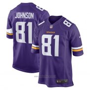 Maglia NFL Game Minnesota Vikings Bisi Johnson Viola