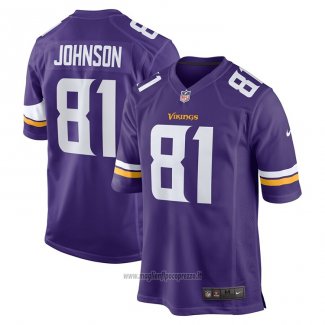 Maglia NFL Game Minnesota Vikings Bisi Johnson Viola