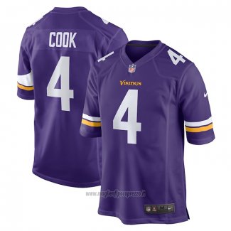 Maglia NFL Game Minnesota Vikings Dalvin Cook 4 Viola