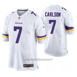 Maglia NFL Game Minnesota Vikings Daniel Carlson Bianco