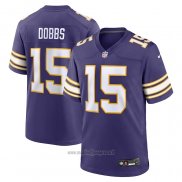 Maglia NFL Game Minnesota Vikings Joshua Dobbs Alternato Viola