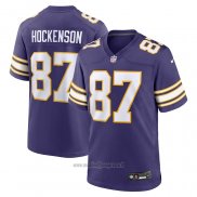 Maglia NFL Game Minnesota Vikings T.j. Hockenson Classic Viola