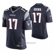 Maglia NFL Game New England Patriots Antonio Brown Blu2