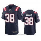 Maglia NFL Game New England Patriots Brandon Bolden 2020 Blu