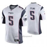 Maglia NFL Game New England Patriots Danny Etling Bianco