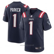 Maglia NFL Game New England Patriots Devante Parker Blu