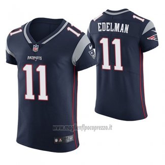 Maglia NFL Game New England Patriots Julian Edelman Blu Vapor Untouchable