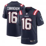 Maglia NFL Game New England Patriots Malik Cunningham Blu