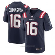 Maglia NFL Game New England Patriots Malik Cunningham Blu
