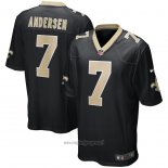 Maglia NFL Game New Orleans Saints Morten Andersen Retired Nero