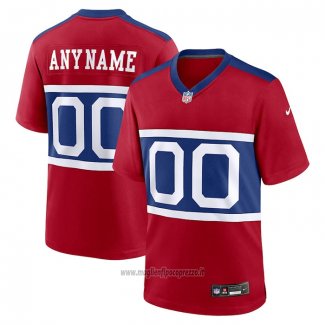 Maglia NFL Game New York Giants Alternato Personalizzate Rosso