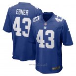 Maglia NFL Game New York Giants Nate Ebner Blu
