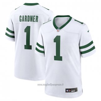 Maglia NFL Game New York Jets Ahmad Sauce Gardner Bianco