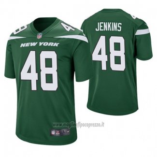 Maglia NFL Game New York Jets Jordan Jenkins Verde 60 Anniversario
