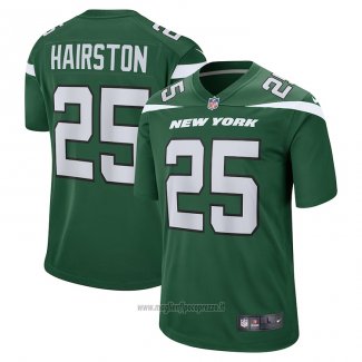 Maglia NFL Game New York Jets Nate Hairston Verde