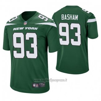 Maglia NFL Game New York Jets Tarell Basham Verde 60 Anniversario