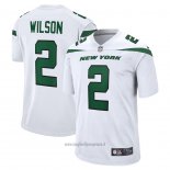 Maglia NFL Game New York Jets Zach Wilson Bianco