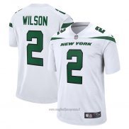Maglia NFL Game New York Jets Zach Wilson Bianco