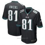 Maglia NFL Game Philadelphia Eagle Terrell Owens Retired Nero