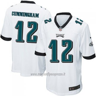 Maglia NFL Game Philadelphia Eagles Gunningham Bianco