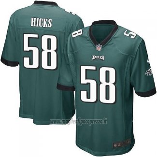 Maglia NFL Game Philadelphia Eagles Hicks Verde