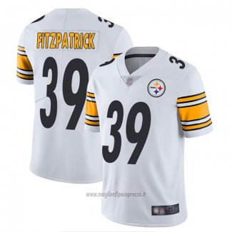 Maglia NFL Game Pittsburgh Steelers 39 Minkah Fitzpatrick Bianco