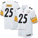 Maglia NFL Game Pittsburgh Steelers Burns Bianco