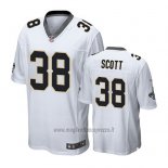 Maglia NFL Game Saints Boston Scott Bianco