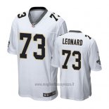 Maglia NFL Game Saints Rick Leonard Bianco