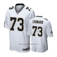 Maglia NFL Game Saints Rick Leonard Bianco